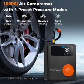 Jump Starter with Air Compressor 2000A 12V Car Battery with 150PSI Digital Tire Inflator