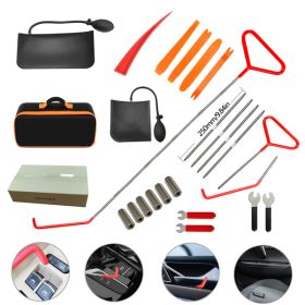 59/5000 25-piece multifunctional tool set for car and truck, emergency key hook tool triangle for long-distance bus, emergency opening tool set